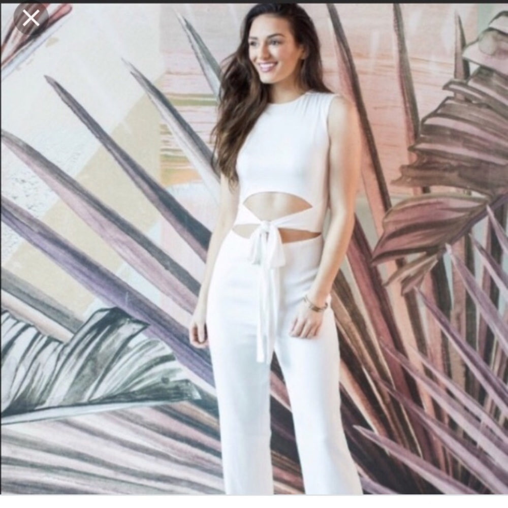 Kittenish white Jumpsuit - Brand new!! Never worn
